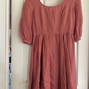 Carmen mini dress vintage pink